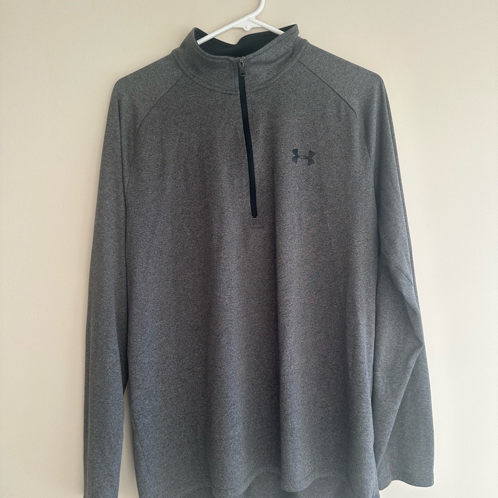 Under Armour Gray Quarter-Zip Jacket